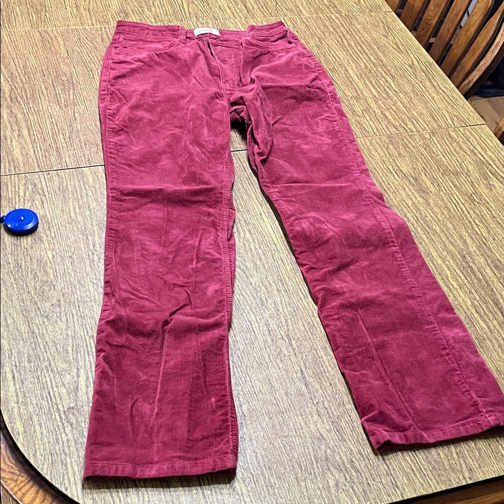 Wrangler Burgundy Corduroy Pants